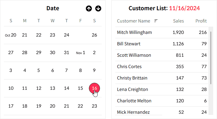 How to Create Calendar Picker in Tableau